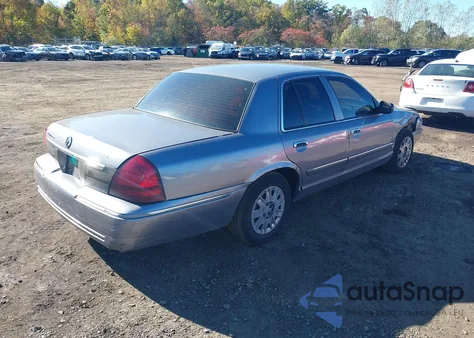 2006 Mercury Grand Marquis Gs из США, поврежденный, VIN 2MEFM74V86X606653